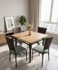 Thumbnail MESA COMEDOR - DALIA MDF CON 4 SILLAS RATAN0